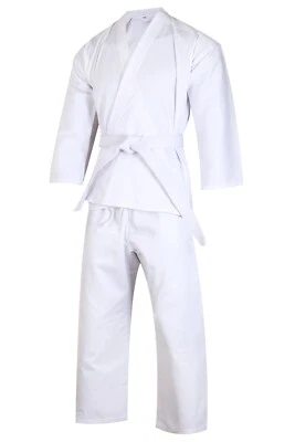 Martial Arts Karate Uniform with belt training for Kids & Adult Lightweight MMA. - Image 1 of 4