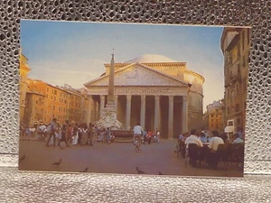The Pantheon Rome Italy Lazio Architecture Travel Tourism Topographical Postcard - Picture 1 of 9