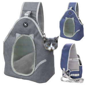 Cat Kitten Carrier Pet Front Sling Bag Small Puppy Dog Travel Crossbody Bag S M