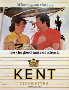 Anuncio impreso vintage años 70 ~ Cigarrillos Kent - King Size 100s ~ Qué buen momento... - Imagen 1 de 1