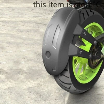 1PC Motorcycle Bike Modified Rear Fender Mudguard License Plate Splash Guard - Image 1 of 4