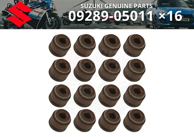 SUZUKI Genuine OEM  HAYABUSA GSX1300R VALVE OIL SEALS 09289-05011×16 PACK - Image 1 of 4