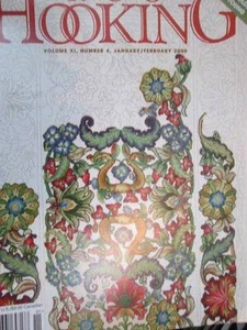 Rug Hooking Magazine January February 2000 Cup Of Herb Tea Free Pattern/Instruct - Picture 1 of 2