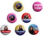 First Lady Melania Trump 2020 buttons + Women for Trump pin – 7 buttons (2.25