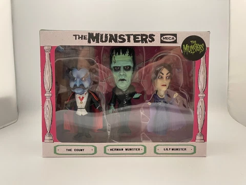 NECA Rob Zombies Munsters Retro Big Head Action Figure 3-Pack NEW Cover
