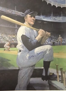 Mickey Mantel signiert Burt Silverman 23,5 "x33,5" Litho aus Mickey Mantle’s Bar - Bild 1 von 7