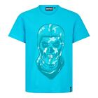 T-Shirt Fortnite Skull Trooper blau Gaming Baumwolle Fortnite Größen 10-16 Jahre