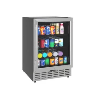 120 Can Capacity 24in Beverage Refrigerator Cooler - Picture 1 of 2