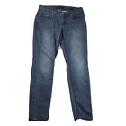 Seven7 Legging Women's 8 Regular Blue Denim Stretch Flat Front Jeans