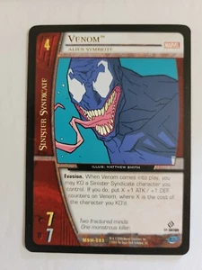 Marvel vs System Venom Alien Symbionte 2004 primera edición Tarjeta - Imagen 1 de 1