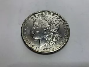 1921 Morgan Silver Dollar (San Francisco Mint) F-03 - Picture 1 of 2