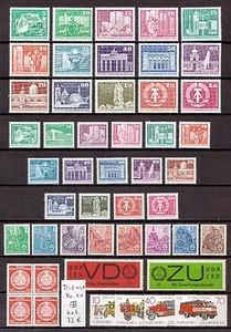 10E165) DDR Lot postfrisch inkl. Aufbau in der DDR Großformat und Kleinformat... - Picture 1 of 1