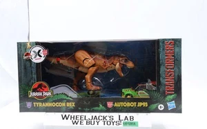 Tyrannocon Rex & Autobot JP93 Transformers x Jurassic Park Hasbro NEW SEALED - Picture 1 of 8