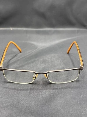 Tommy Hilfiger Eyeglasses TH 3289 Unisex Brown Semi-Rimless Metal Glasses Frames - Image 1 of 4