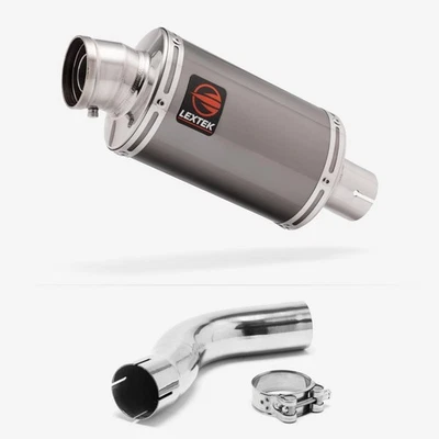 Lextek Slip-on S/Steel 350mm Exhaust for Triumph Sprint ST 995i 98-04 - Image 1 of 4