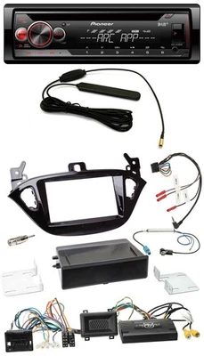 Pioneer CD USB Lenkrad DAB MP3 Autoradio für Opel Adam Corsa E ab 2013 PDC - Bild 1 von 4