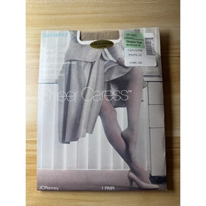 JCPSheer Caress Sandalfoot Strumpfhose Queen Tall Mushroom 40 Limited Edition - Bild 1 von 3