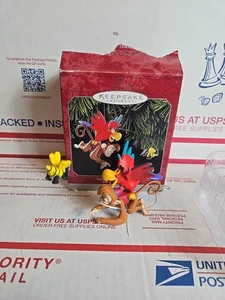 Hallmark Keepsake Iago Abu Genie Walt Disney's Aladdin 1998 Christmas Ornament - Picture 1 of 13