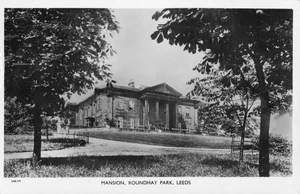 Postcard Mansion Roundhay Park Leeds Yorkshire England RPPC - Bild 1 von 2