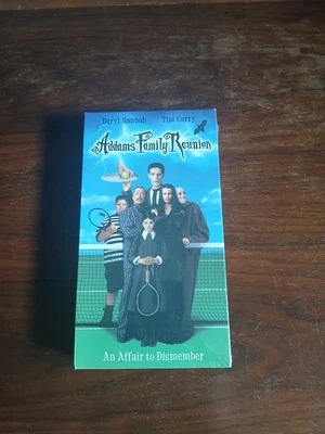 Addams Family Reunion VHS 1998 Tim Curry, Rare Sealed (Slip Cover Version) - Image 1 of 4