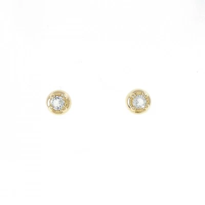 Autentici orecchini acquamarina K18YG #260-008-005-7277 - Immagine 1 di 4