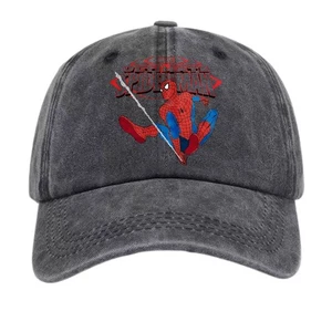 Marvel Fashionable Trendy Casual Baseball Cap|Spider-Man Print Casual Wear Hat  - Picture 1 of 15