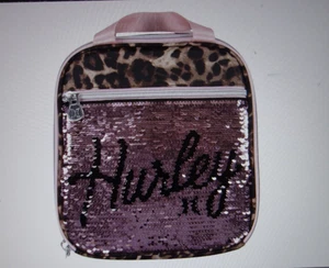 Hurley Flip Sequin Lunch Bag Multi Brown Pink ONE Size $25 - Picture 1 of 15