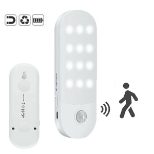 LED Nachtlicht Akku mit Bewegungsmelder USB Wiederaufladbare LED Treppenlicht DE - Bild 1 von 13