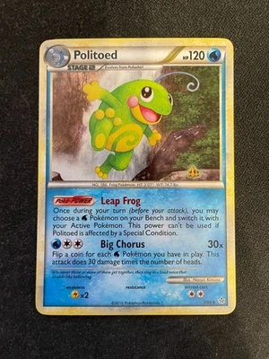 Politoed 7/95 Unleashed Holo Pokémon TCG - LP+ - Image 1 of 2
