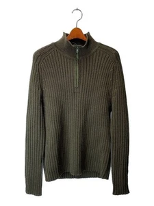 Jean Paul GAULTIER CLASSIQUE KNIT SWEATER (THICK 48 WOOL Brown SOLID Used - Picture 1 of 6