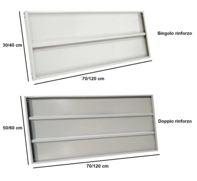 Scaffale Ripiano con Rinforzo Componibile in Acciaio Ricambio Varie Dimensioni - Immagine 1 di 4