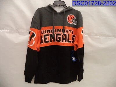 Starter Mens XL Tricolor Cincinnati Bengals Hoodie 194522405860 - Image 1 of 4