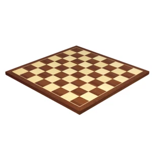 Mahogany Chess Board 18 Inch - Picture 1 of 4