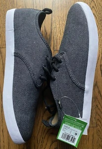 Sanuk Guide TX Lace Up Shoes Men’s Size 9 Black Chambray  Shoes 1014122 NEW! - Picture 1 of 5