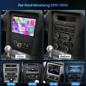 10" Android 12 Car Radio Stereo Apple Carplay GPS Nav For Ford Mustang 2010-2014 - Picture 1 of 20