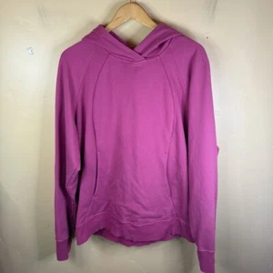 Felpa con cappuccio Lululemon taglia 14 maglione subacqueo rosa caldo abbigliamento attivo outdoor Gorpcore - Foto 1 di 9