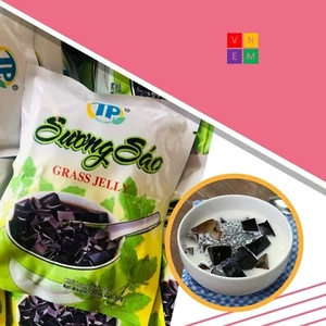 10 Beutel schwarzes Gras Gelee Pulver 50g Bot Suong Sao Den Thuan Phat brandneu - Bild 1 von 2