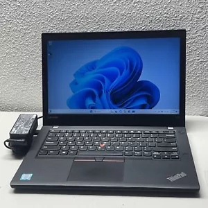 Lenovo ThinkPad T470 14" Full HD i5-6200U 2.3GHz 12GB 256SSD Win11 Pro - Picture 1 of 14