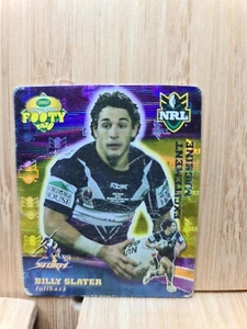BILLY SLATER🏆Smiths 2007 #23 Storm NRL Gold Series Footy Tazo🏆 - Picture 1 of 2