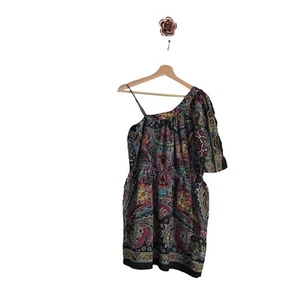 Angie XL One Shoulder Gummibund Minikleid Boho Pullover leicht Sommer - Bild 1 von 7