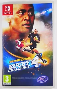 JONAH LOMU RUGBY CHALLENGE 4 Sealed / IMPERFECT Nintendo Switch Game EU Release - Picture 1 of 7