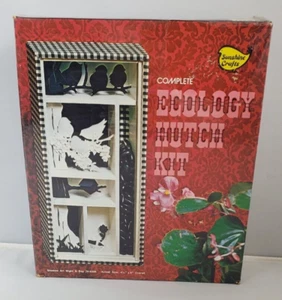 Sunshine Crafts Ecology Hutch Kit 1973 Arte de Sombras Noche y Día Sellado De Colección - Imagen 1 de 8