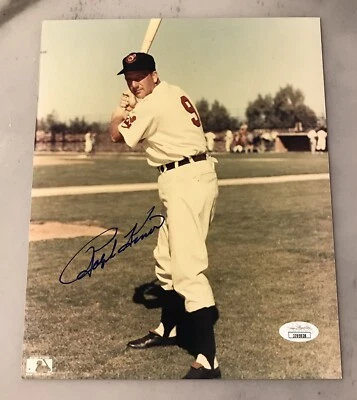 Ralph Kiner Autographed Signed 8x10 Photo, JSA, Pirates, Mets, Indians - Image 1 of 2