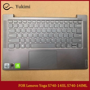 FOR Lenovo Yoga S740-14IIL S740-14IML Silver C Shell Palmrest Keyboard Touch - Picture 1 of 3