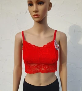 Damen BH Kurztop Reizwäsche Nachtwäsche Spitze Neu Gr. 34/36 Gr. 36/38 Ouno 1084 - Picture 1 of 5