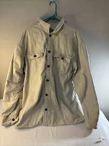 Levis Fleece Lined Jacket Beige Mens Xxl - Picture 1 of 5