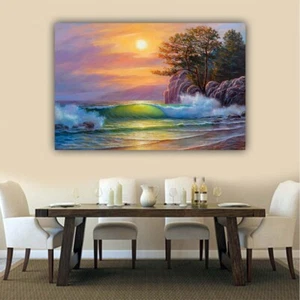 HD Print Sea view Art Wall Poster and Prints Wall Pictures For Living Room - Picture 1 of 6