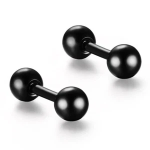 Ohrstecker Kugel 4 mm mit Schraubverschluss Edelstahl Damen Herren Ohrringe - Bild 1 von 15