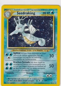 Pokemon Card Neo Genesis No. 8/111 Seedraking Holo German 2 - Picture 1 of 2