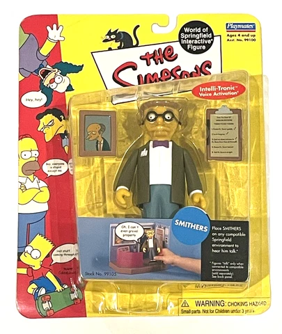 The Simpsons: World of Springfield, Smithers Action Figure, Playmates, New Cover